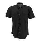 Camisa 1492 Mangas Cortas Lisa 2 Bolsillos Para Caballeros by 1492