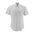 Camisa 1492 Mangas Cortas Lisa 2 Bolsillos Para Caballeros by 1492