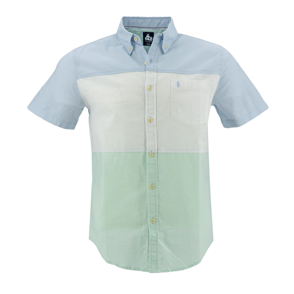 Camisa 1492 Mangas Cortas Combinada P/ Caballeros by 1492
