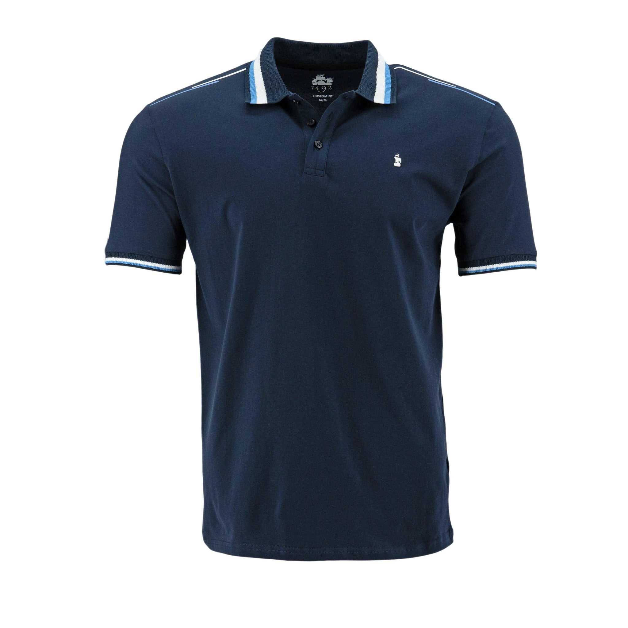 Poloshirt 1492 Mangas Cortas Liso Para Caballeros by 1492