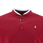 Poloshirt 1492 Mangas Cortas Liso Cuello Chino Para Caballeros by 1492