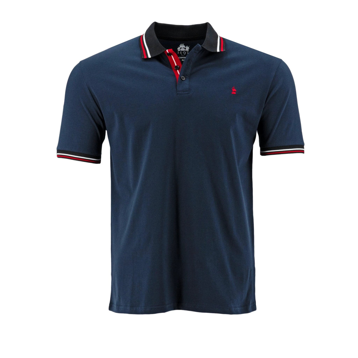 Poloshirt 1492 Mangas Cortas Liso Para Caballeros by 1492