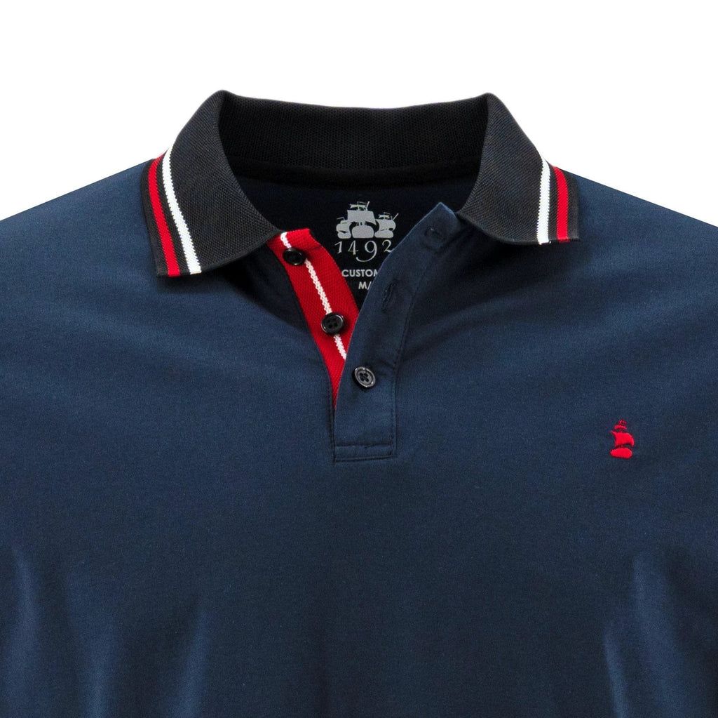 Poloshirt 1492 Mangas Cortas Liso Para Caballeros by 1492