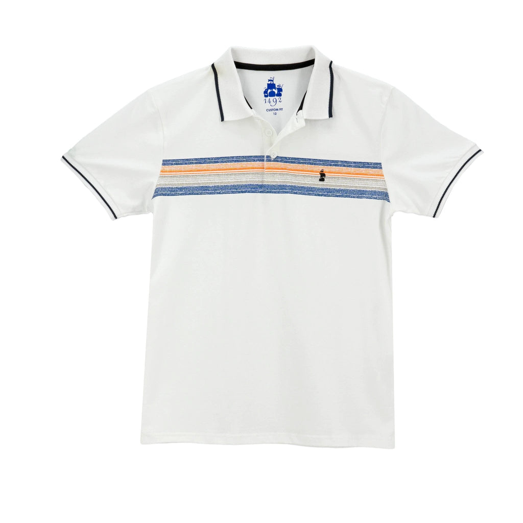 Poloshirt 1492 Mangas Cortas Rayas Para Caballeros by 1492