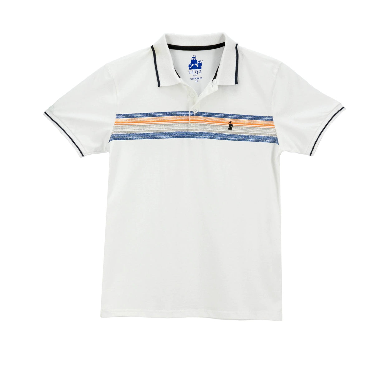 Poloshirt 1492 Mangas Cortas Rayas Para Caballeros by 1492