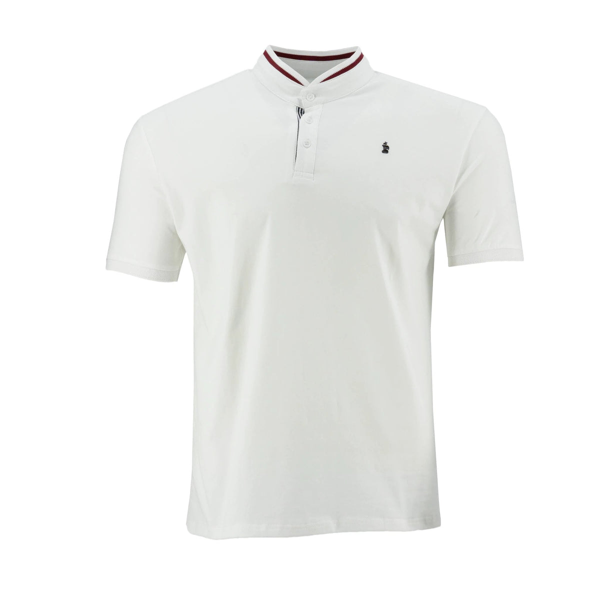 Poloshirt 1492 Mangas Cortas Liso Cuello Chino P/ Caballeros by 1492