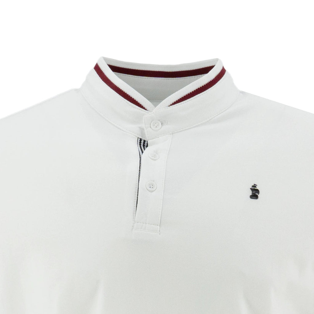 Poloshirt 1492 Mangas Cortas Liso Cuello Chino P/ Caballeros by 1492