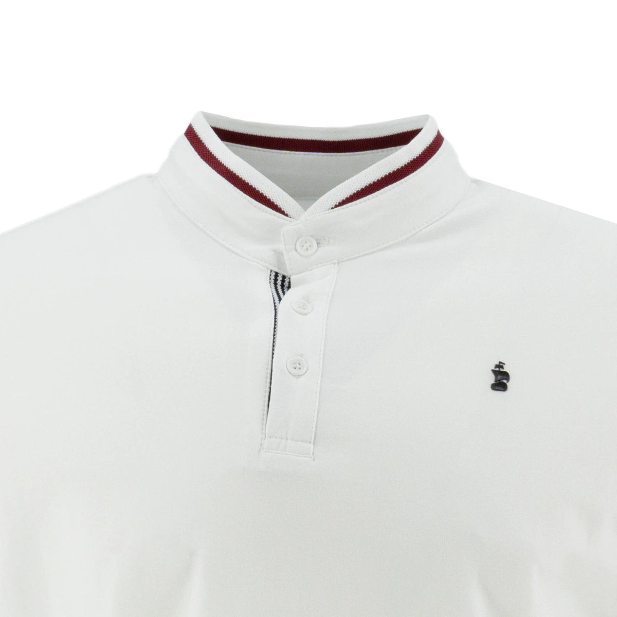 Poloshirt 1492 Mangas Cortas Liso Cuello Chino P/ Caballeros by 1492