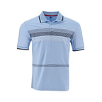 Poloshirt 1492 de Mangas Cortas con Rayas para Caballeros