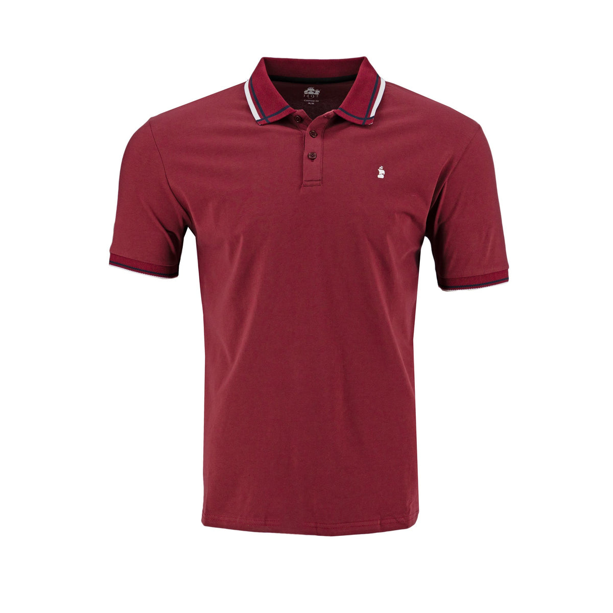Poloshirt 1492 Mangas Cortas Liso para Caballeros