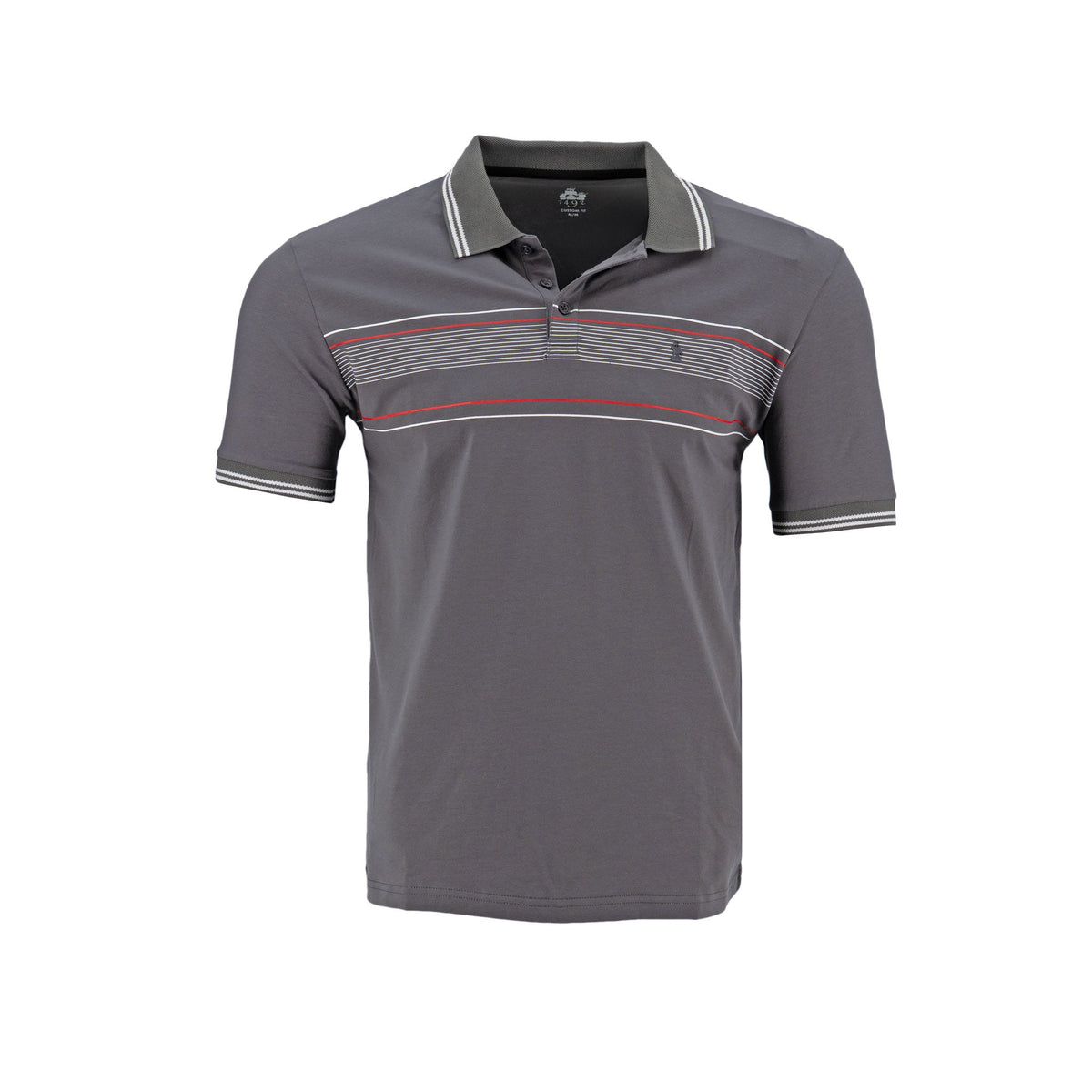 Poloshirt 1492 de Rayas con Mangas Cortas para Caballeros