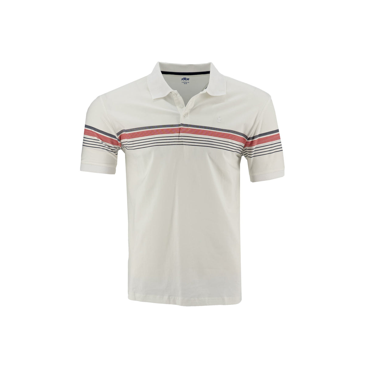 Poloshirt 1492 de Rayas de Mangas Cortas para Caballeros