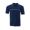Poloshirt 1492 para Caballeros con Rayas y Mangas Cortas