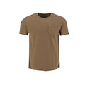 Camiseta 1492 Mangas Cortas Lisa con Bolsillo para Caballeros