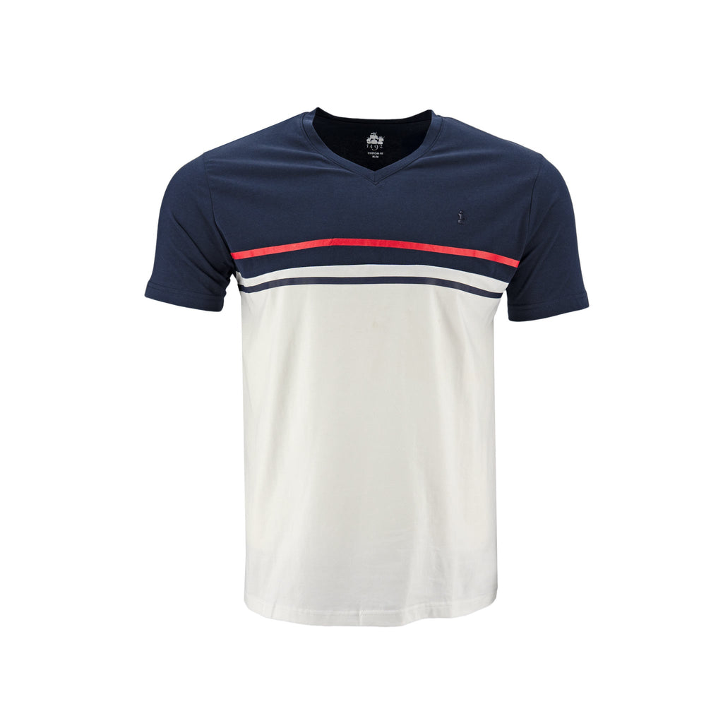 Camiseta 1492 de Mangas Cortas con Rayas para Caballeros