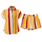 Conjunto Harve Benard Mangas Cortas Rayas 2 Piezas Para Damas by Alex & Parker