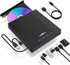 Unidad Externa de CD/DVD Portátil, 7 en 1 USB 3.0