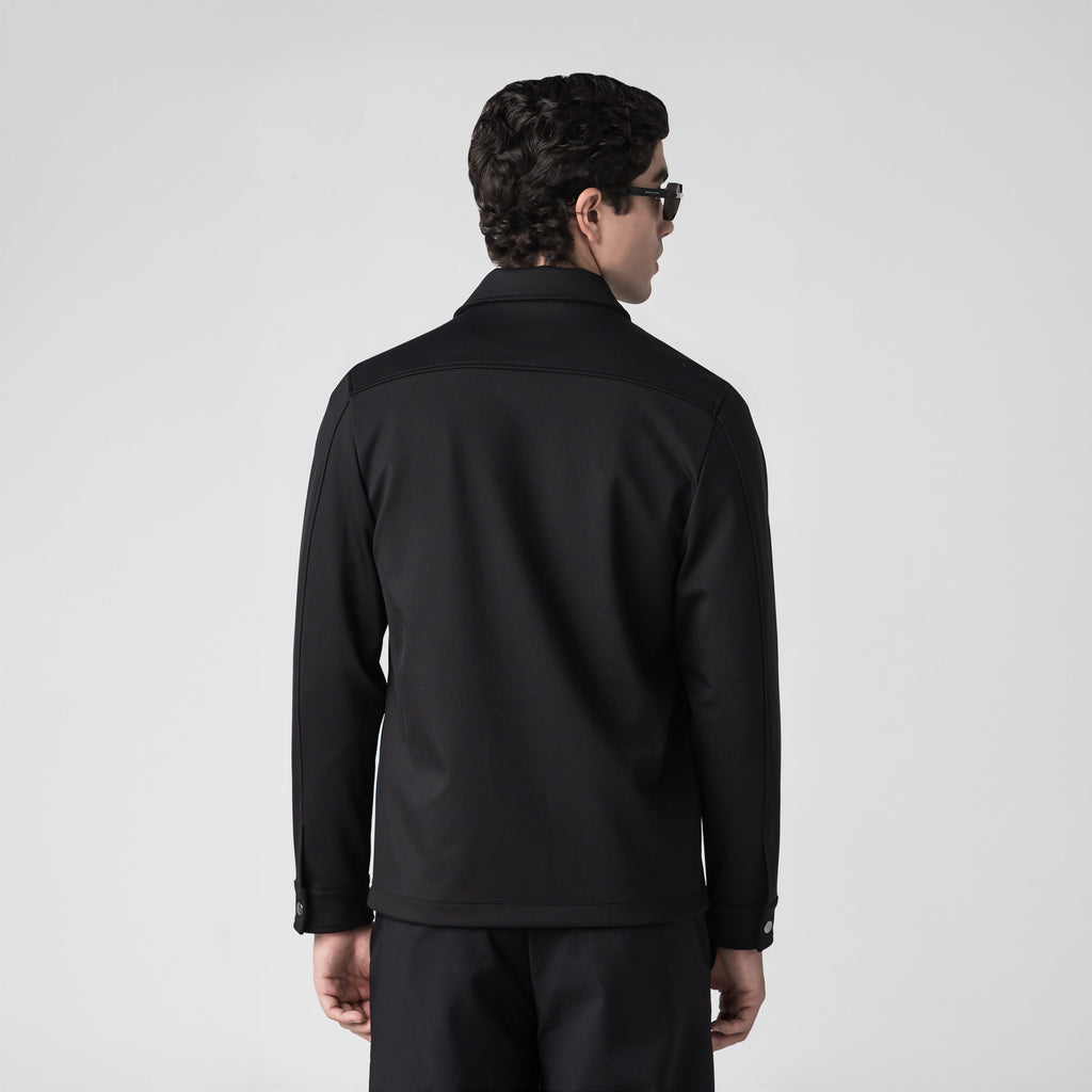 Overshirt men, color/material negro, marca Monastery – vista 6