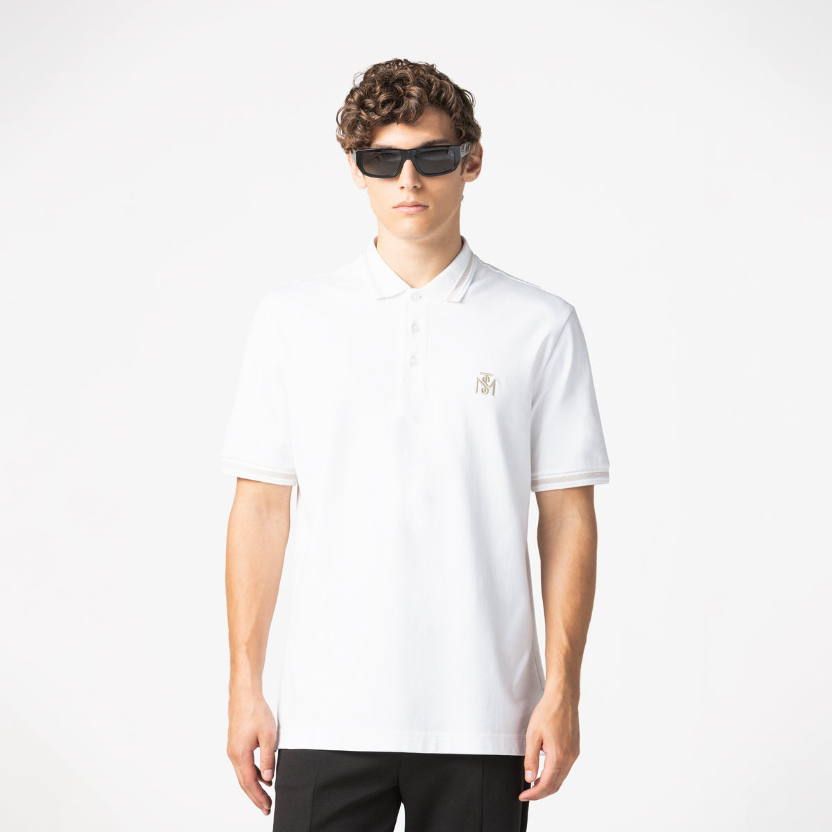 ASTROVIX POLO MEN WHITE
