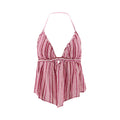 Blusa Madden Girl Halter Rayas para Damas