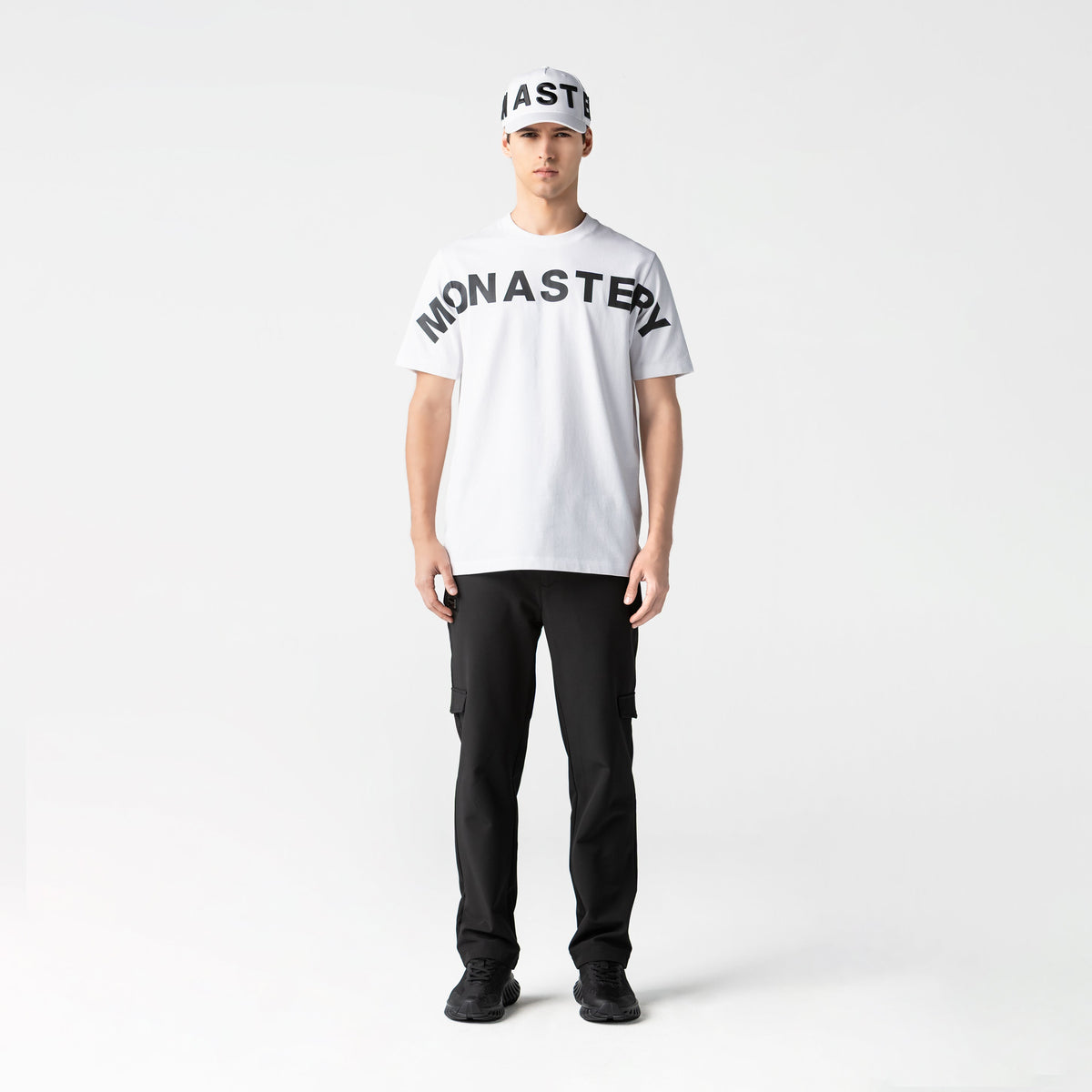 T-shirt men, color/material blanco, marca Monastery – vista 1