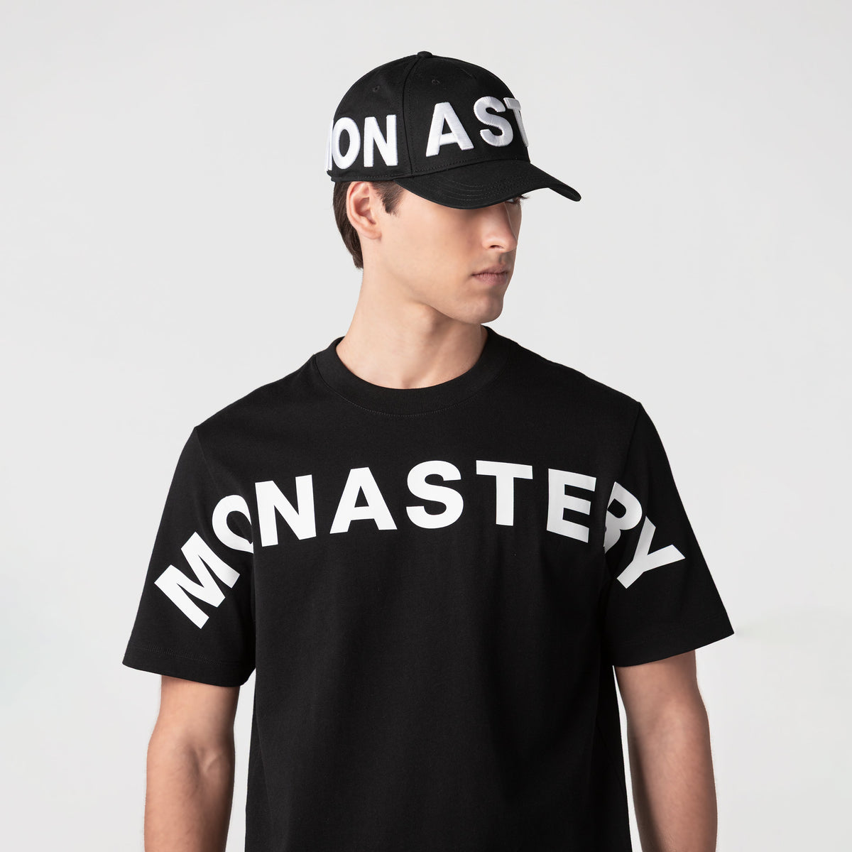 T-shirt men, color/material negro, marca Monastery – vista 2