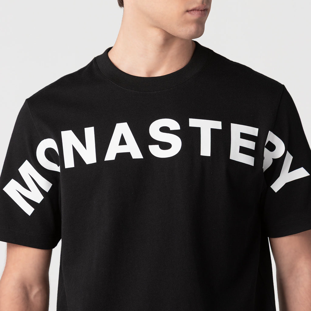 T-shirt men, color/material negro, marca Monastery – vista 3