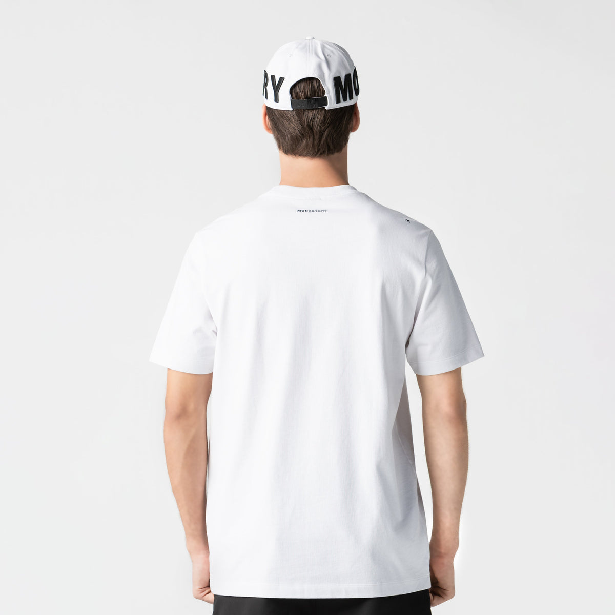 T-shirt men, color/material blanco, marca Monastery – vista 4