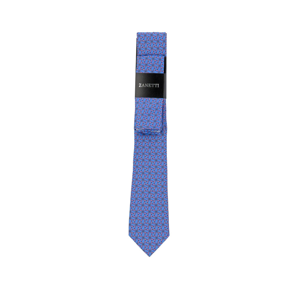 Corbata y Pañuelo Zanetti Set Estampada P/ Caballeros by Zanetti