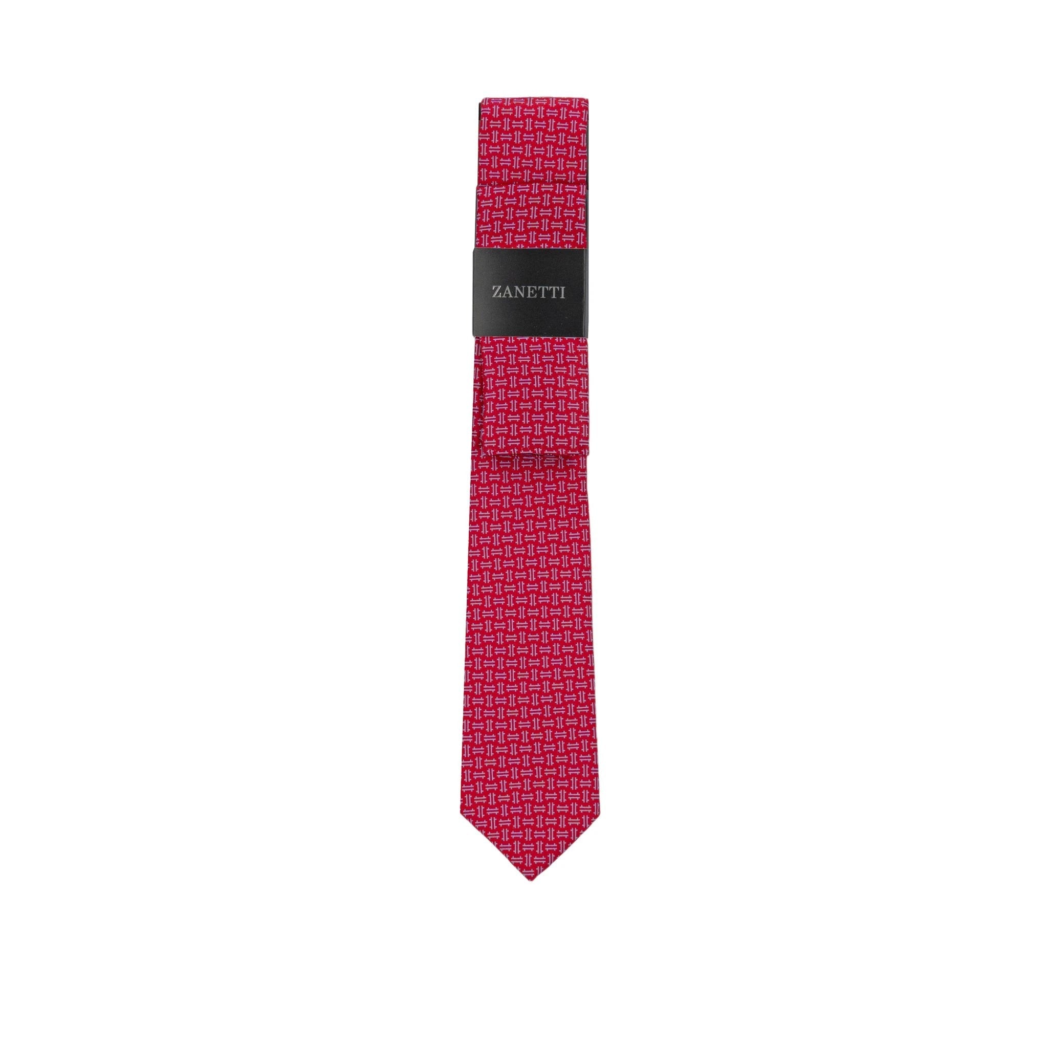 Corbata y Pañuelo Zanetti Set Estampada P/ Caballeros by Zanetti