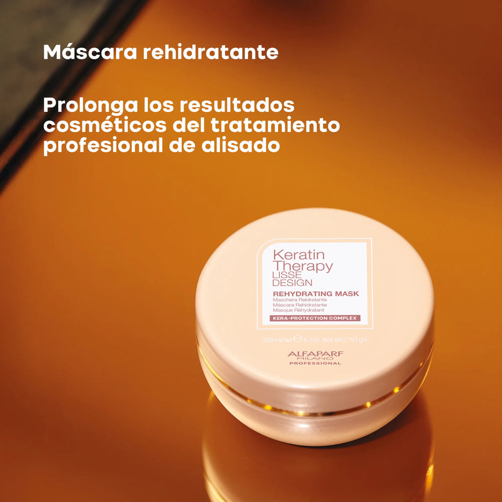 MASCARILLA ALFAPARF KERATIN THERAPY REHYDRATING 200ML