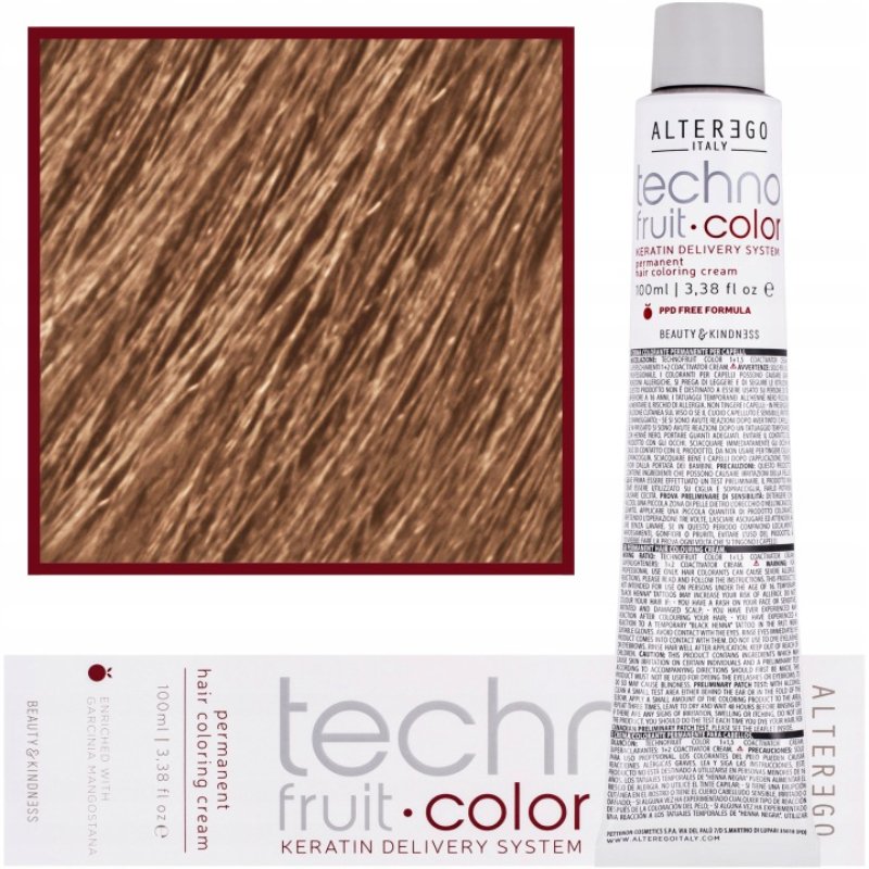 ALTEREGO TECHNOFRUIT COLOR 8/3 RUBIO CLARO DORADO 100