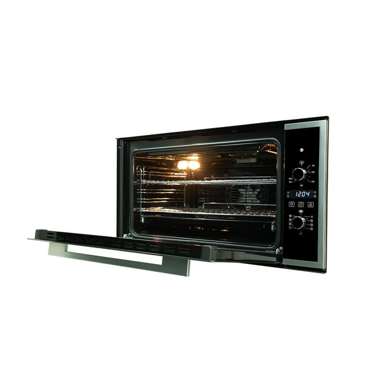 Horno Eléctrico DRIJA Vidrio Templado Acero Inoxidable Negro AMERICA 90 - AIR ELÉCTRICO