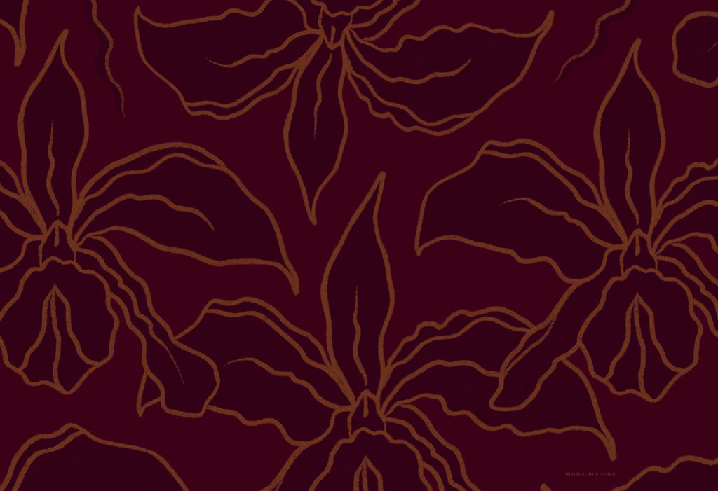 Sarong Orquídeas