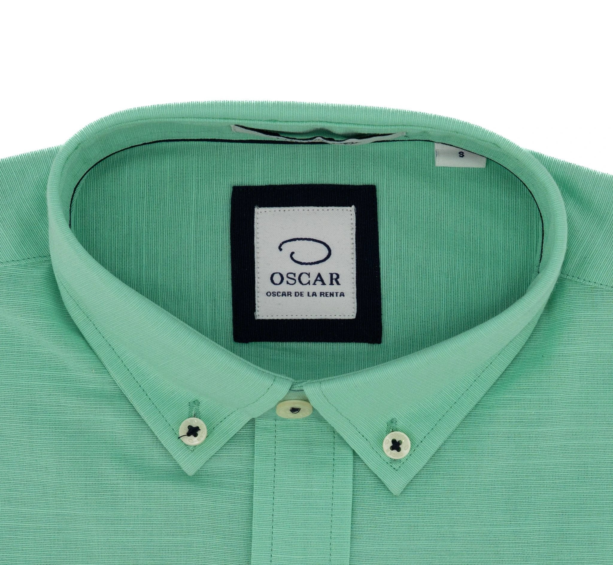 Camisa Oscar De La Renta Mangas Largas Lisa P/ Caballeros B2202WVN901-GRN by Oscar De La Renta