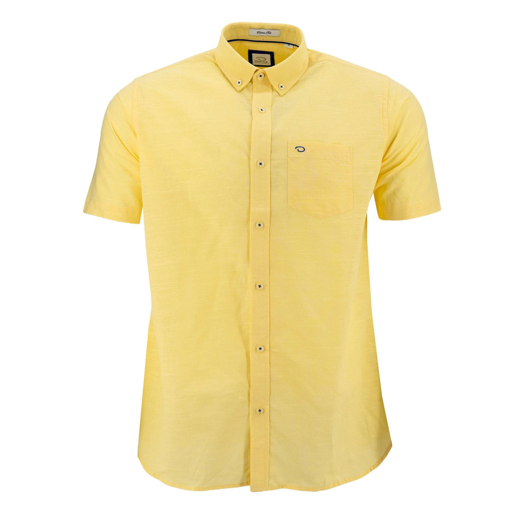 Camisa Oscar De La Renta Mangas Cortas Lisa Para Caballeros by Oscar De La Renta
