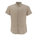 Camisa Oscar De La Renta Mangas Cortas Lisa Para Caballeros by Oscar De La Renta