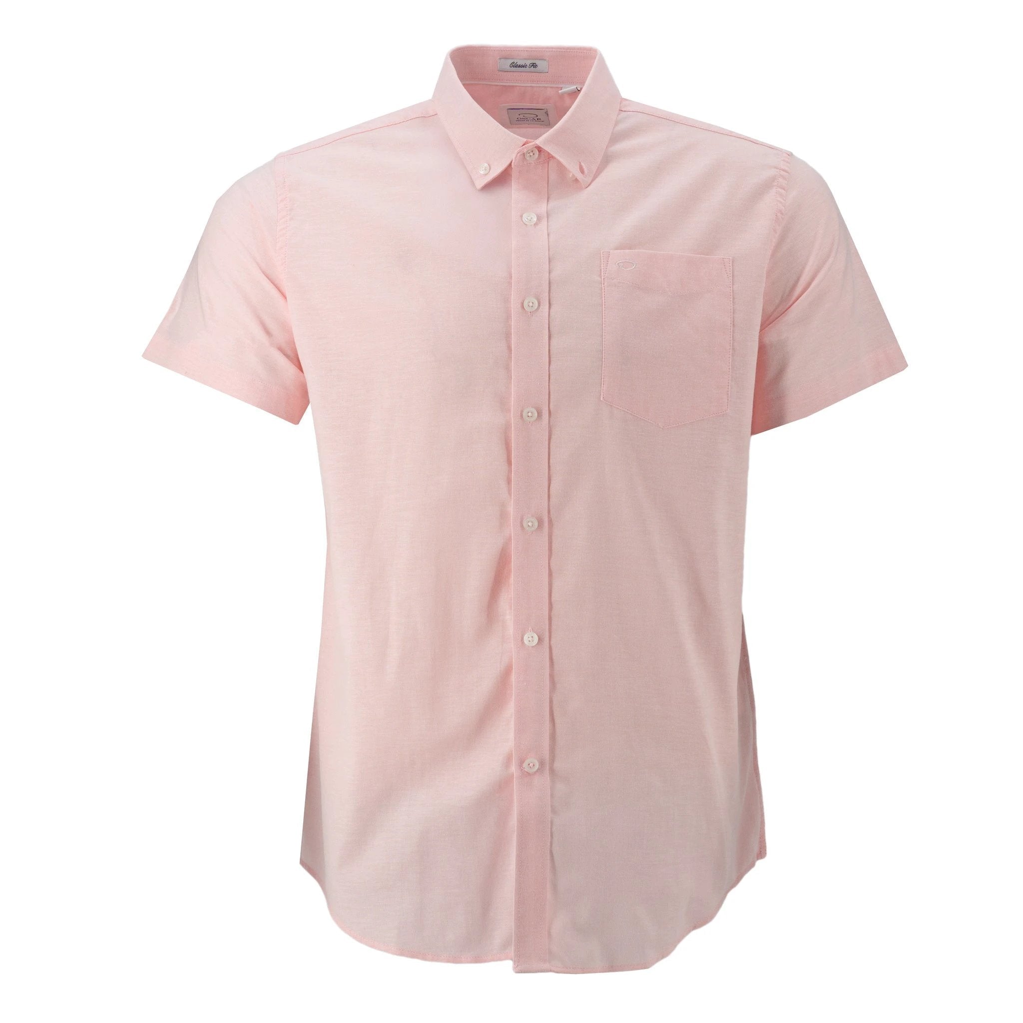 Camisa Oscar De La Renta Mangas Cortas Lisa Para Caballeros by Oscar De La Renta