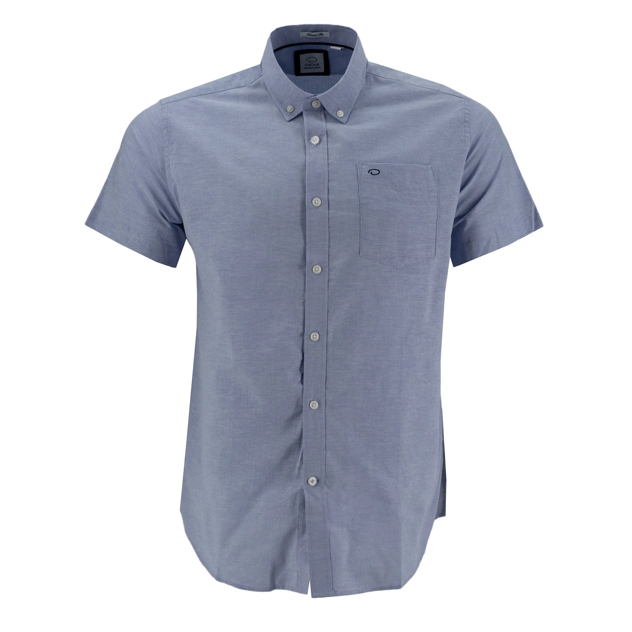 Camisa Oscar De La Renta Mangas Cortas Lisa Para Caballeros by Oscar De La Renta
