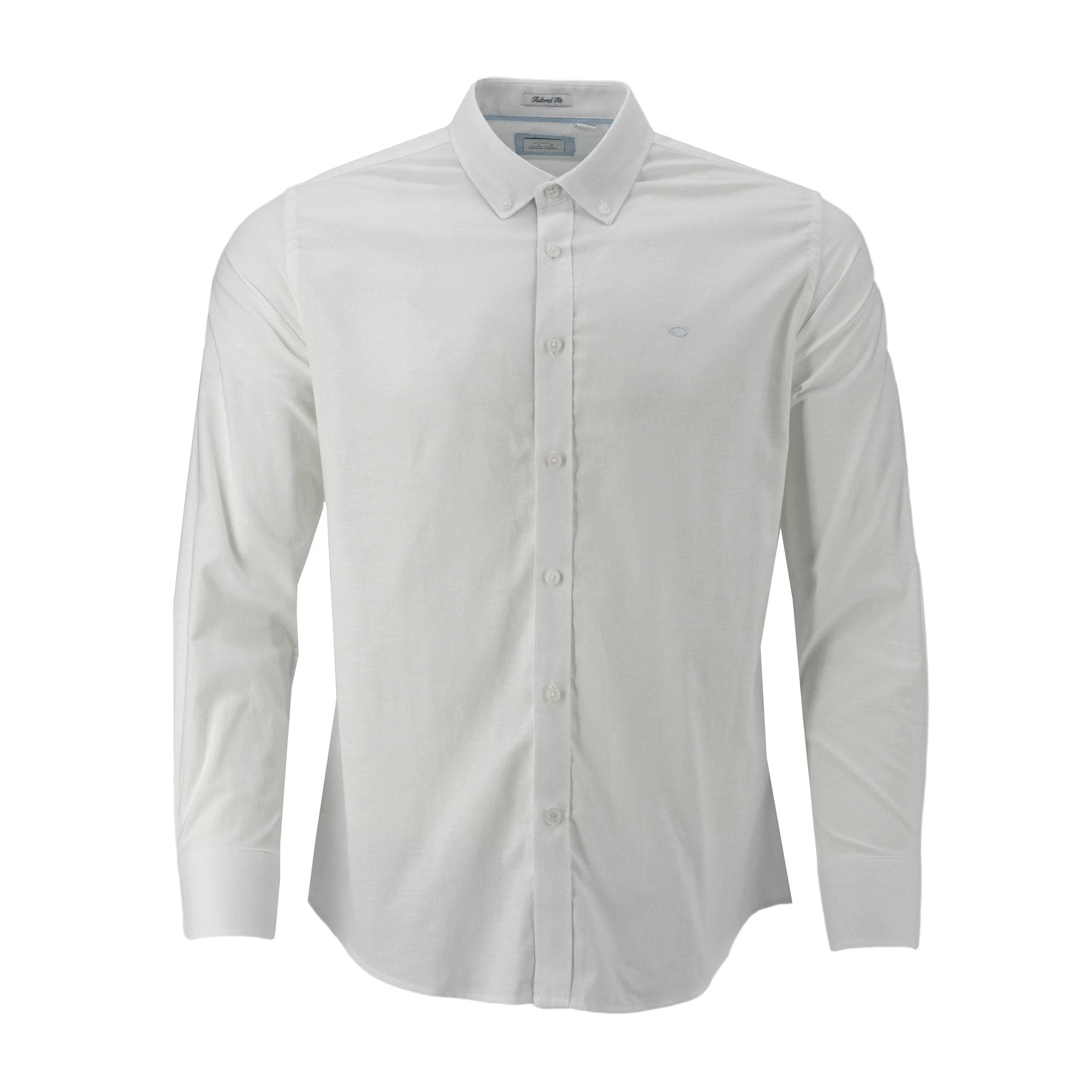 Camisa Oscar De La Renta Mangas Largas Lisa Para Caballeros by Oscar De La Renta