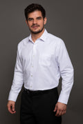 Camisa Oscar de La Renta Mangas Largas Lisa para Caballeros