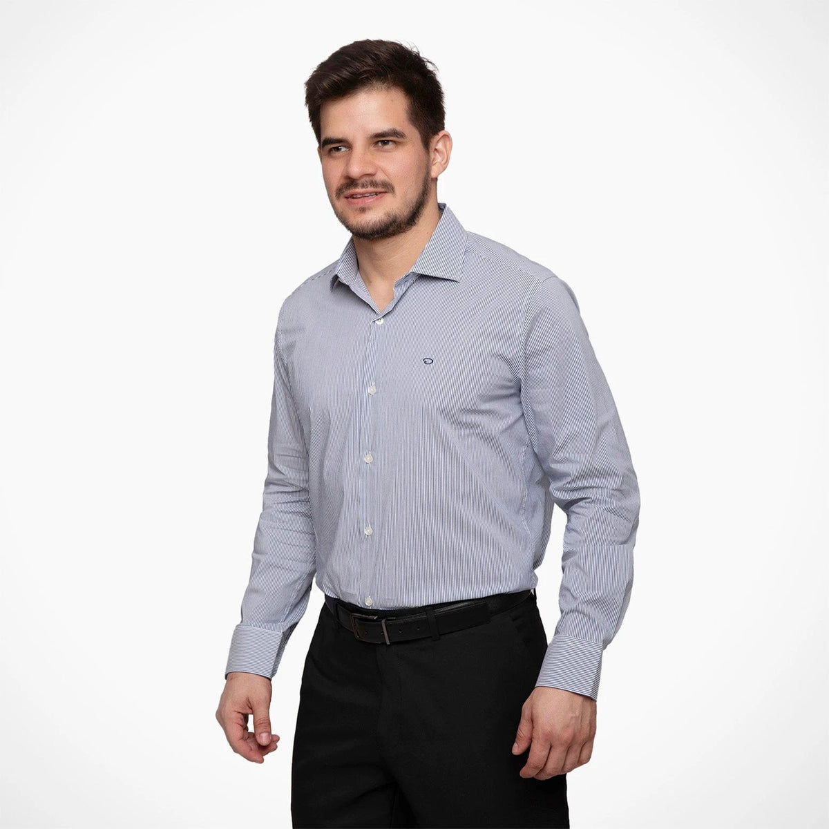 Camisa Oscar De La Renta Mangas Largas Rayas Para Caballeros by Oscar De La Renta