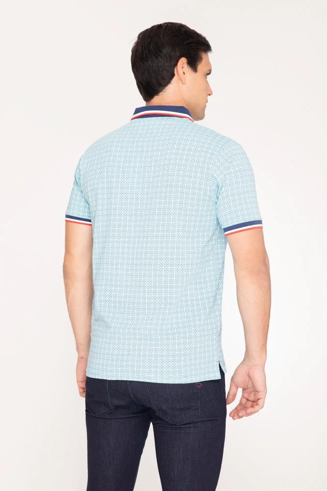 Poloshirt Oscar De La Renta Mangas Cortas Estampado Para Caballeros by Oscar De La Renta