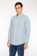 Camisa Oscar de La Renta Mangas Largas Cuadros para Caballeros