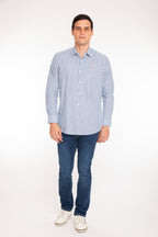 Camisa Oscar de La Renta Mangas Largas Rayas para Caballeros