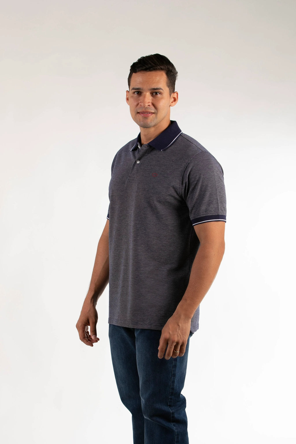 Poloshirt Oscar De La Renta Mangas Cortas Liso Para Caballeros by Oscar De La Renta