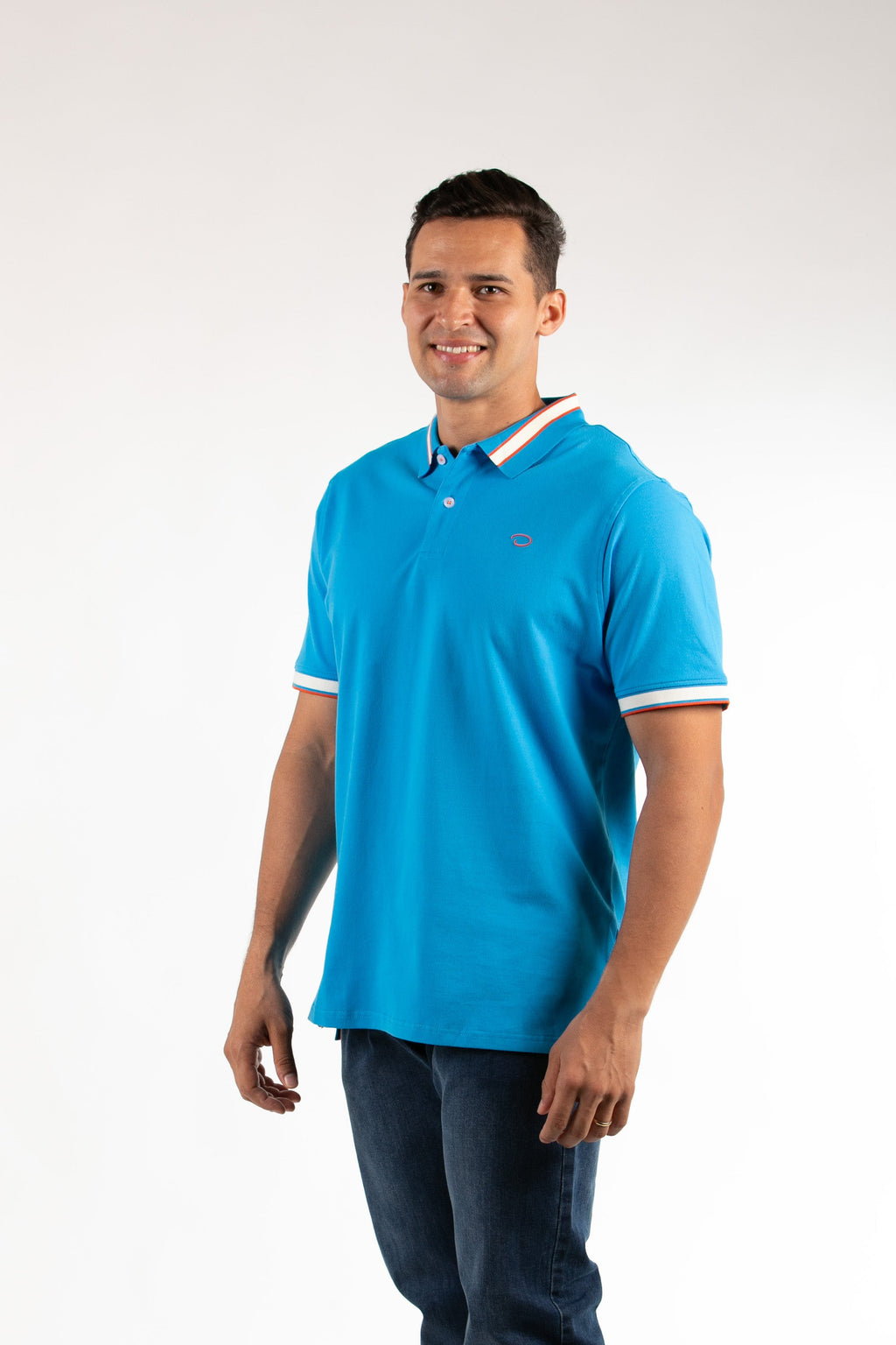 Poloshirt Oscar de La Renta Mangas Cortas Liso para Caballeros