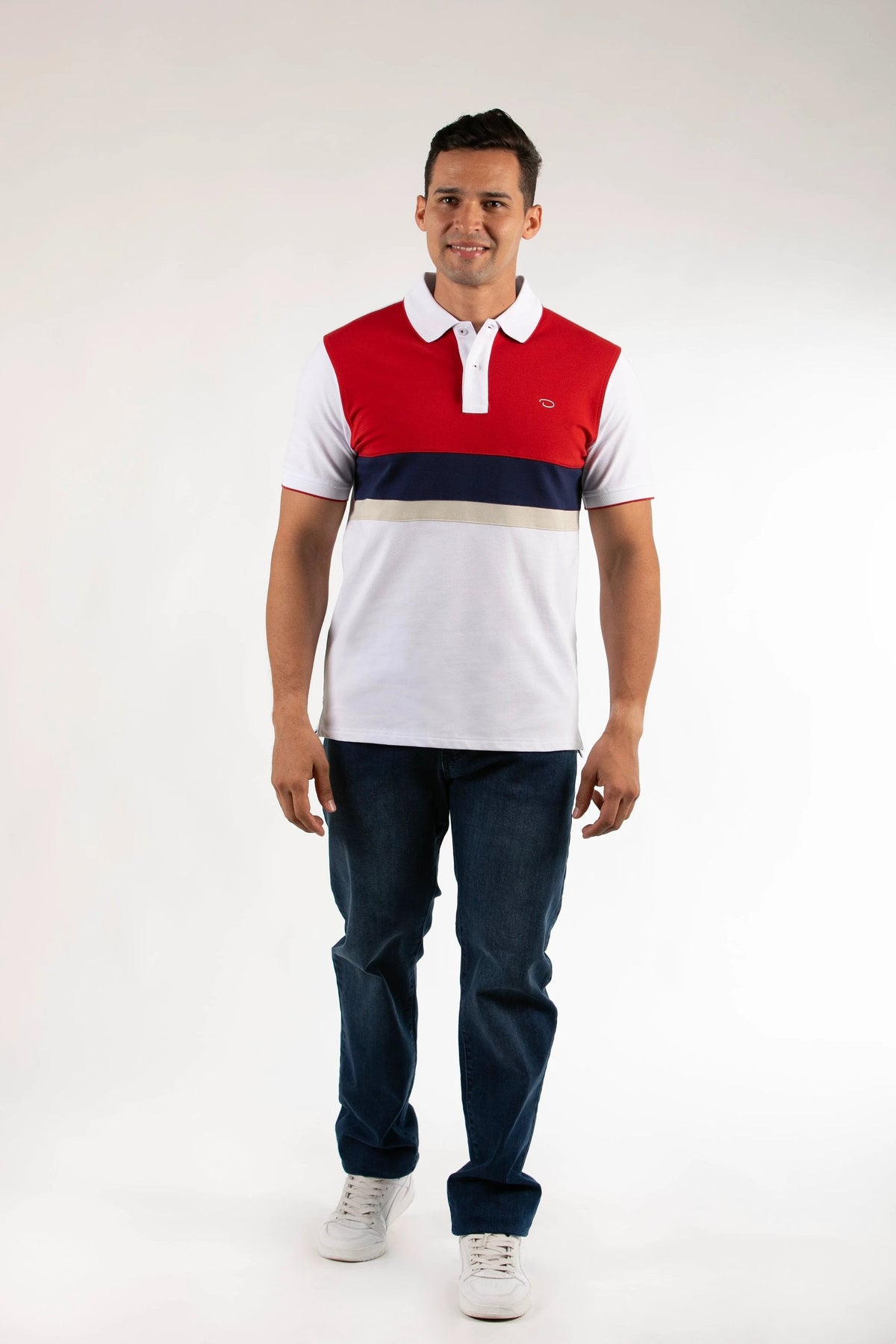 Poloshirt Oscar De La Renta Mangas Cortas Combinado Para Caballeros by Oscar De La Renta