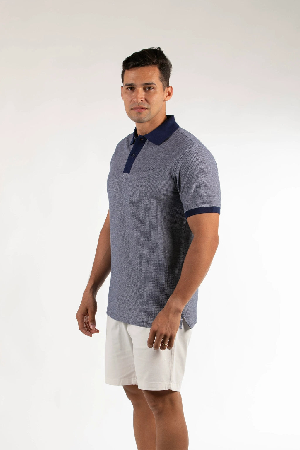 Poloshirt Oscar De La Renta Mangas Cortas Liso Para Caballeros by Oscar De La Renta