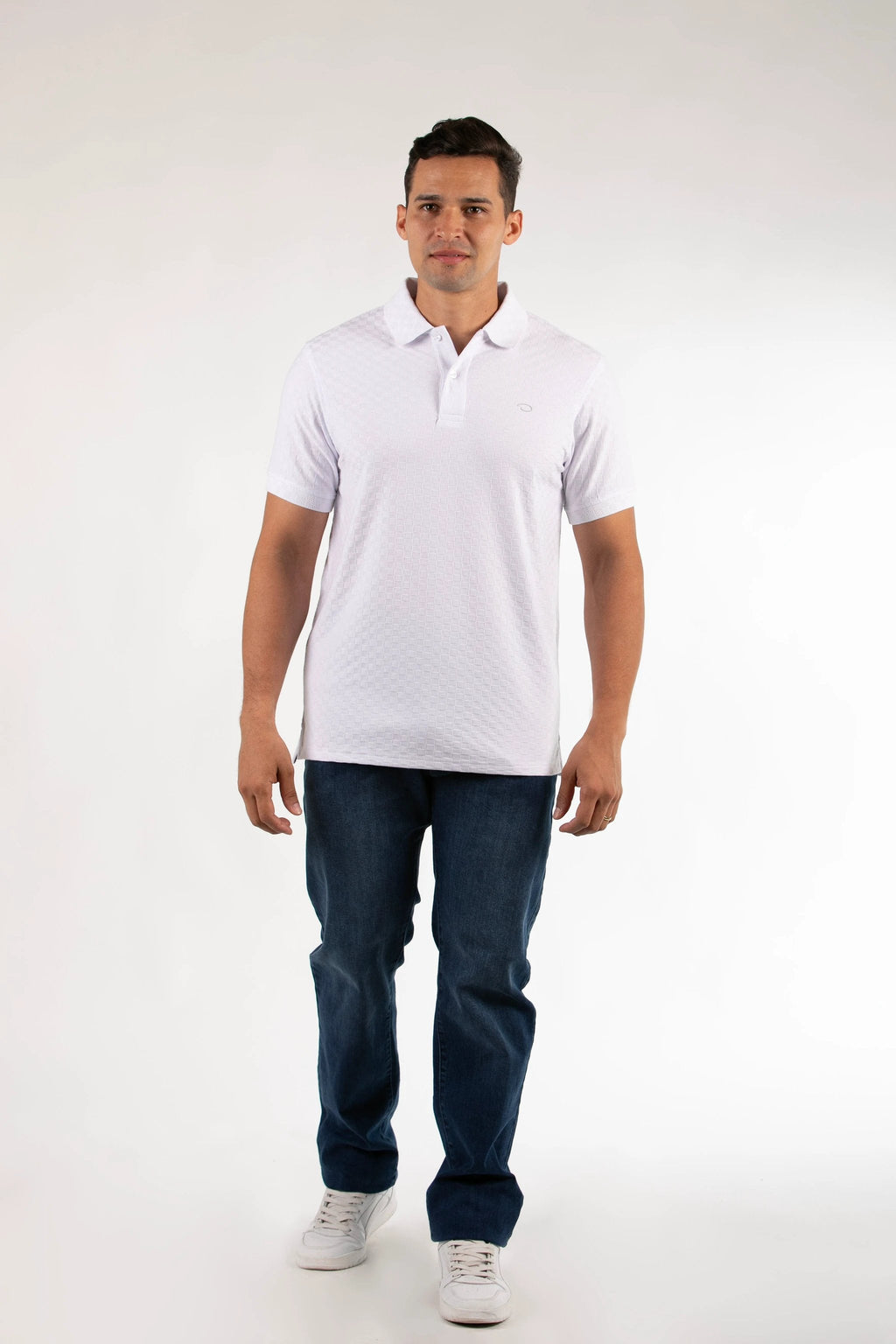 Poloshirt Oscar De La Renta Mangas Cortas Estampado Para Caballeros by Oscar De La Renta